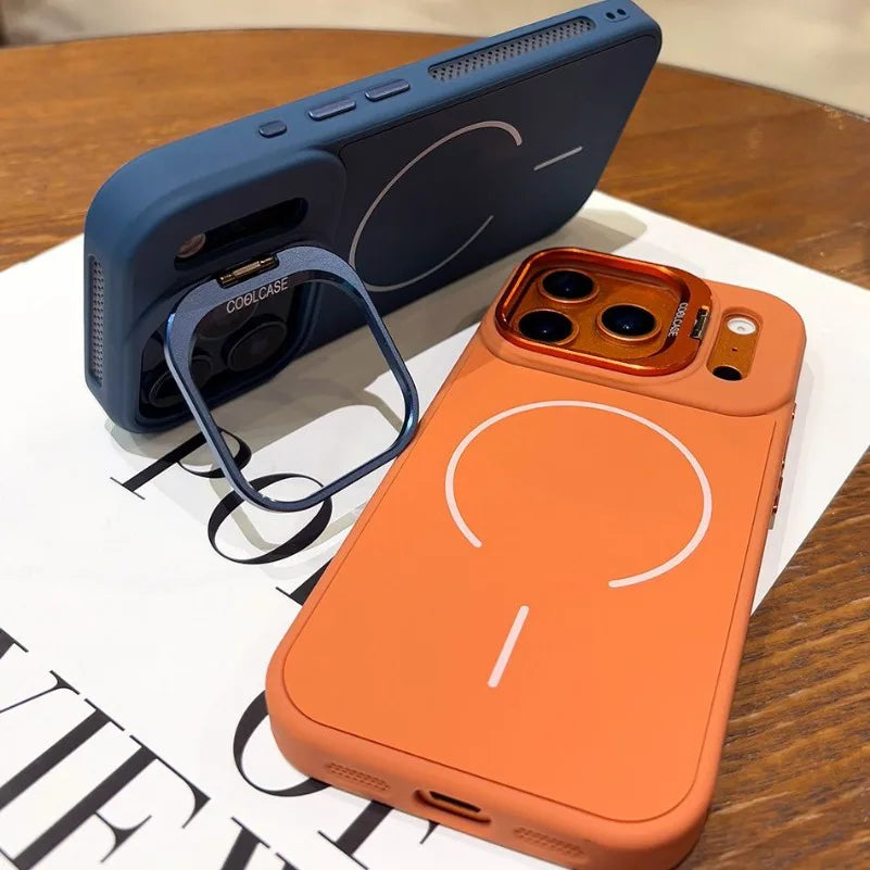 Magnetische iPhone 17 Pro Max Hülle mit Linsenständer