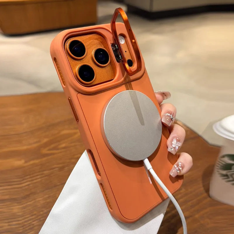 Magnetische iPhone 17 Pro Max Hülle mit Linsenständer