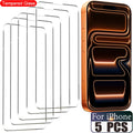 5PCS Klar Screen Protector Für iPhone 17 13 12 11 Pro Max Mini Air Gehärtetes Glas Für iPhone 16 15 14 Pro Max Plus 16E HD Glas