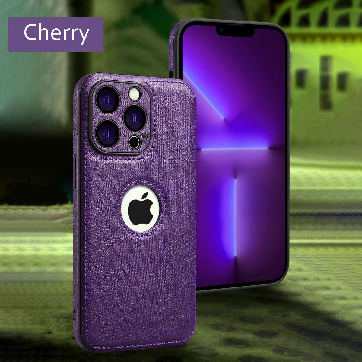 Luxuriöse PU-Ledertasche für iPhone 17 Pro Max