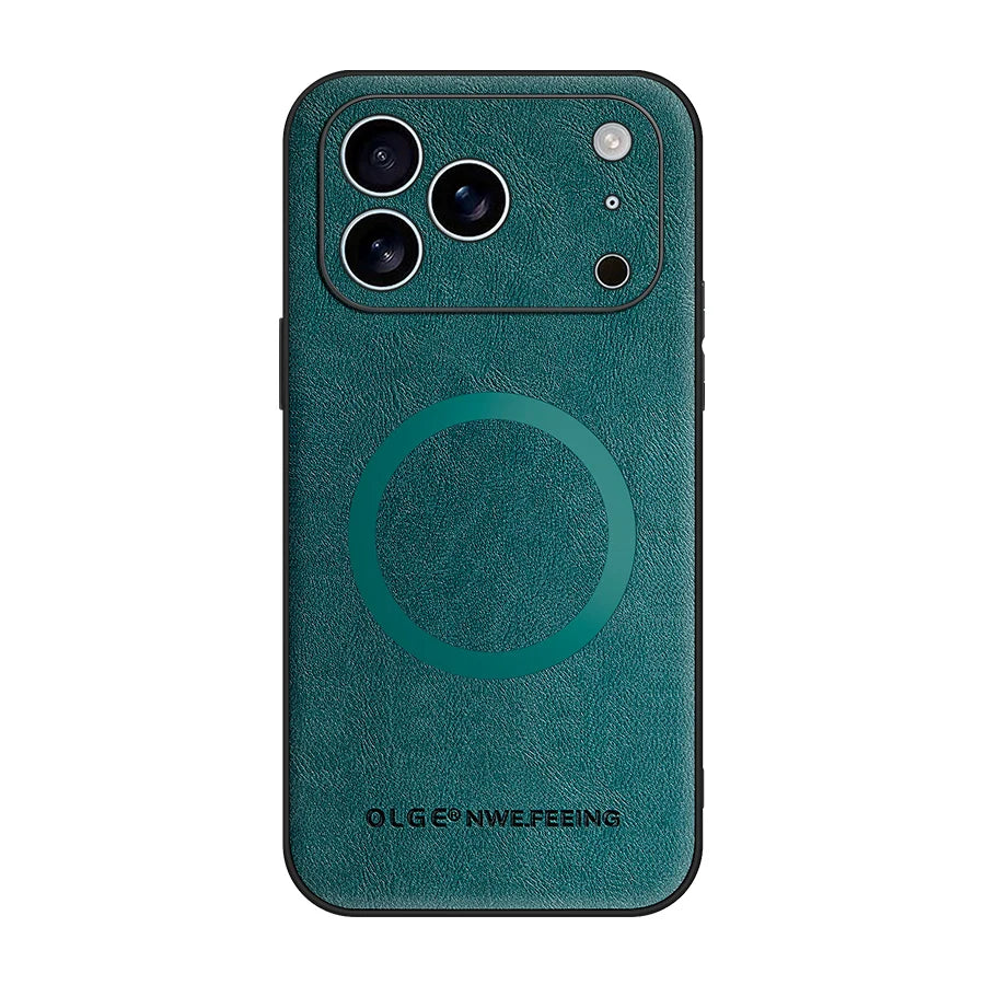 Luxuriöse MagSafe-Ledertasche für iPhone 17 Pro Max