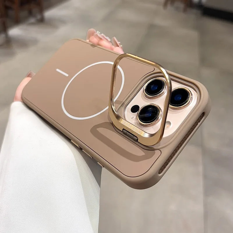 Magnetische iPhone 17 Pro Max Hülle mit Linsenständer