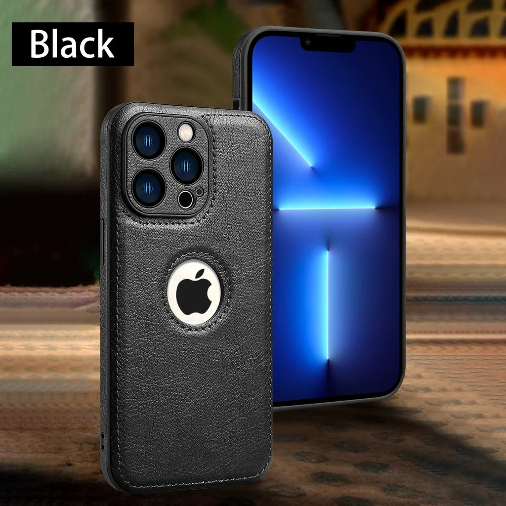 Luxuriöse PU-Ledertasche für iPhone 17 Pro Max