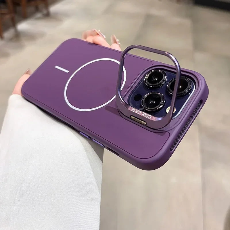 Magnetische iPhone 17 Pro Max Hülle mit Linsenständer